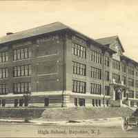 Postcard: High School, Bayonne, NJ