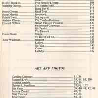          pg [3] contents; art and photos
   