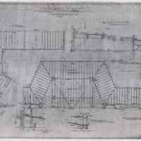 Plan of Marquise. Lackawanna R.R.Terminal & Hoboken Ferry Co. No. 219. Jan. 16, 1906. Kodalith photostatic copy.