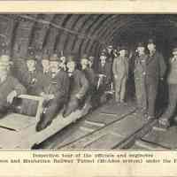 Postcard: Railroad, Hoboken, NJ