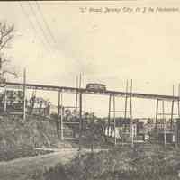 Postcard: Trolley, Hoboken, NJ