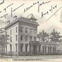 Postcard: Post Office, Jersey City, NJ