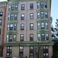 Color photos, 24, of apartment building at 13th & Washington Sts., Hoboken, Oct. 18, 2005.