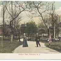 Postcard: Hudson Park, Hoboken, N.J. No date, circa 1901-1907, unposted.