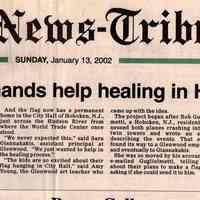 Newspaper: Rome News-Tribune, Sunday, Jan. 13, 2002 with article "Glenwood hands help healing in Hoboken, N.J."