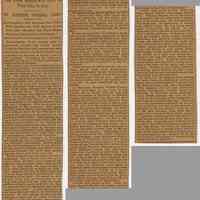 Article: HOBOCAN HACKINGH. First house; First brewer. Extract from Winfield, published in Hoboken newspaper, Jan. 13, 1896.