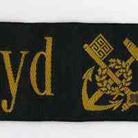 Tally ribbon: Nordd. Lloyd / D. Saale. No date, circa 1886-1900.
