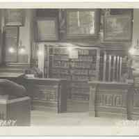 Postcard: Library, Hoboken, N.J. No date, circa 1926-1940; unposted.