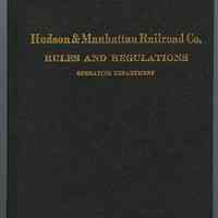 Hudson & Manhattan Railroad Co. Rules & Regulations, Operating Dept. Effective Oct. 1, 1923.