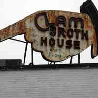          Img_4019 Clam Broth House sign, 34 Newark (River & Newark Sts.)
   