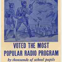 Handbill: Cocomalt sponsorship of "Buck Rogers in the 25th Century" radio program, R.B. Davis, Hoboken, n.d., ca. 1933 or 1934.