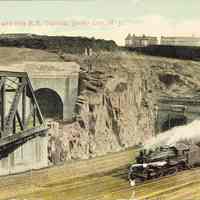 Postcard: Erie Lackwannna RR, Jersey City, NJ