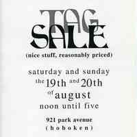          Gate Sale 010. 08-19+20-1995 921 Park Avenue
   