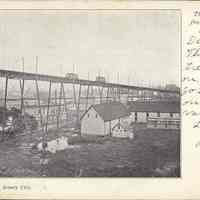 Postcard: Trolley, Hoboken, NJ