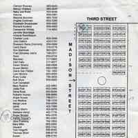 Plot plan for Madison Street Garden, Third & Madison Sts., Hoboken, no date, ca. 1993-1995.