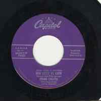 Record : "[How Little It Matters] How Little We Know." Vocal by Frank Sinatra. Conducted by Nelson Riddle. Capitol Records. 45 rpm. No.E45-15315 [F342