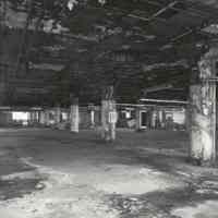 Digital image of B+W photo of former Maxwell House Coffee plant interior, Manufacturing Building, 3rd Floor, Hoboken, 2003.