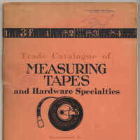          Trade Catalogue of Measuring Tapes & Hardware Specialties. 1926, 9th Ed. Keuffel & Esser Co., N.Y. & Hoboken. picture number 42
   