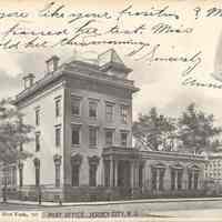 Postcard: Post Office, Jersey City, NJ