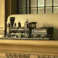          123: interior Lackawanna Terminal waiting room; train model above N exit
   