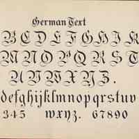          Plate 8, German Text
   