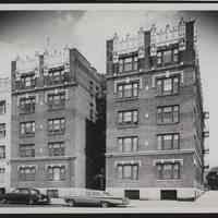 B&W photo of apartment building at 2554 John F. Kennedy Boulevard, Jersey City.