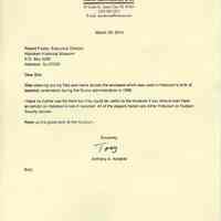          transmittal letter for accession 2014.019
   