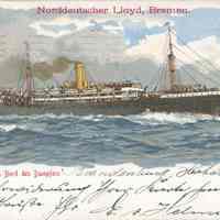 Postcard: Norddeutscher-Lloyd, Hoboken, NJ