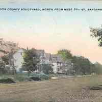 Postcard: Hudson County Boulevard, Bayonne, NJ