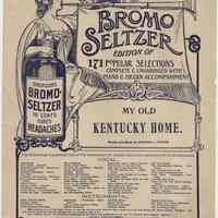 Sheet music: My Old Kentucky Home by Stephen Foster.