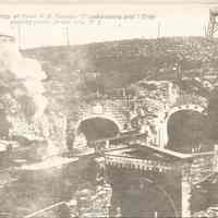 Postcard: Erie Lackwannna RR, Jersey City, NJ