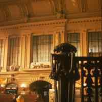          124: interior Lackawanna Terminal Waiting Room; train model above N exit
   