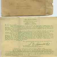          3: envelope + enclosure1, mimeographed Christmas gift pledge letter
   