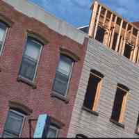 Color slide of renovations at 734 Washington St., Hoboken, October, 1984.