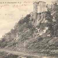 Postcard: Railroad, Weehawken, NJ,