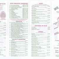 Menu: Mr. Wraps American Bistro, 736 Park Avenue, Hoboken, (2007.)