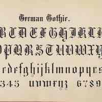          Plate 11, German Gothic
   