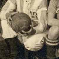          detail boy at center front with HFC 1912 patch
   
