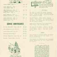          pg 10: birthdays; service anniversaries; trading post
   