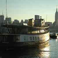          Color photos, 8, of the former ferry,Yankee, moored at pier between 12th and 13th Sts., Hoboken, October 27, 2006. picture number 7
   