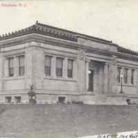 Postcard: Carnegie Library, Bayonne, NJ