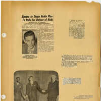          Album leaf with newspaper or magazine clippings related to Frank Sinatra circa 1947-1948. picture number 3
   