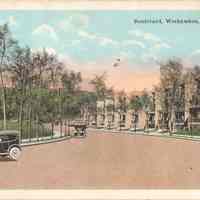 Postcard: Boulevard, Weehawken, NJ