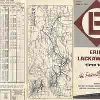 Timetable: Erie-Lackawanna Rwy., long distance trains, June 15, 1969.