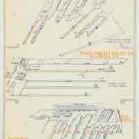 Map clipped from a publication showing layouts of 3 Todd Shipyards Corporation plants in New York and Hoboken, no date, ca. 1925.