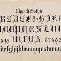          Plate 12, Church Gothic
   