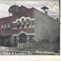 Postcard: Eagle Hose Co., West Hoboken, NJ