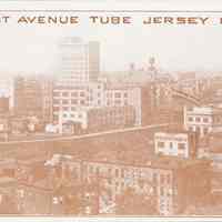 Postcard: Hudson Tubes, Jersey City, NJ