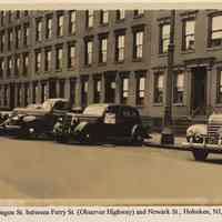 Washington Street between Ferry Street (Observer Highway) and Newark Street, Hoboken, 1942.