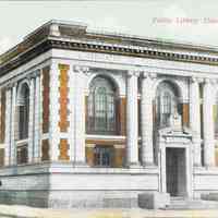 Postcard: Library, Union Hill, NJ